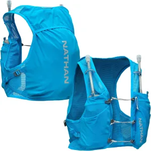 Nathan Hydration Vest - Lightweight, Quick-Fit Fix, Reflective, 4L Storage, Six Pockets, Two 14oz Flasks, Pinnacle Breeze