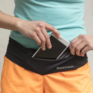 Nathan Running Belt – The Zipster Lite – Waist Pack with 2 Zippers. Bounce Free Pouch/Lightweight/Runners Fanny Pack. Fits All iPhones, Android, Samsung. for Men and Women.
