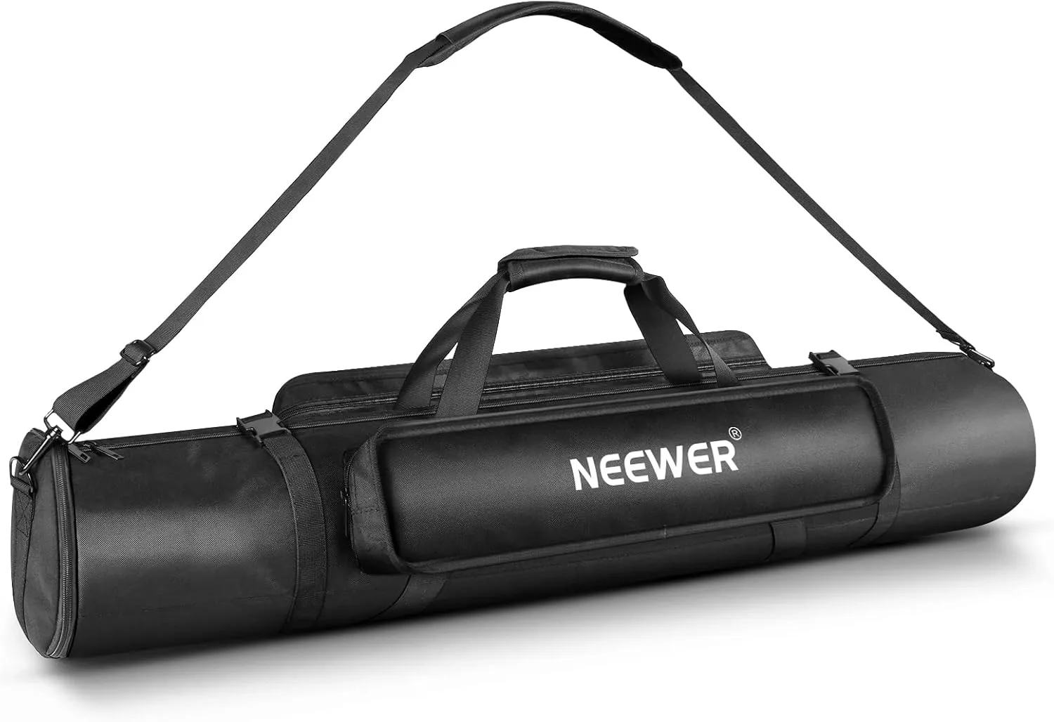 Neewer Tripod Carrying Case, Heavy Duty Waterproof Nylon Bag with Handles & Shoulder Straps, Compact Case with Full Length Zippered Closure, External Pocket for Light Stand/Boom Stand/Tripod