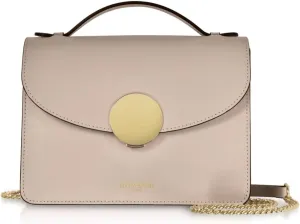 New Ondina Top Handle Shoulder Bag, Calf Leather, Gold Hardware, 8.5 x 6.3 x 3.5 inches