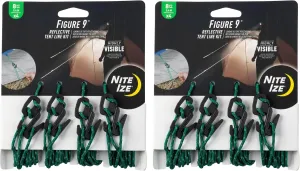 Nite Ize Figure 9 Reflective Tent Line Kit - 2 Count (2 Pack)