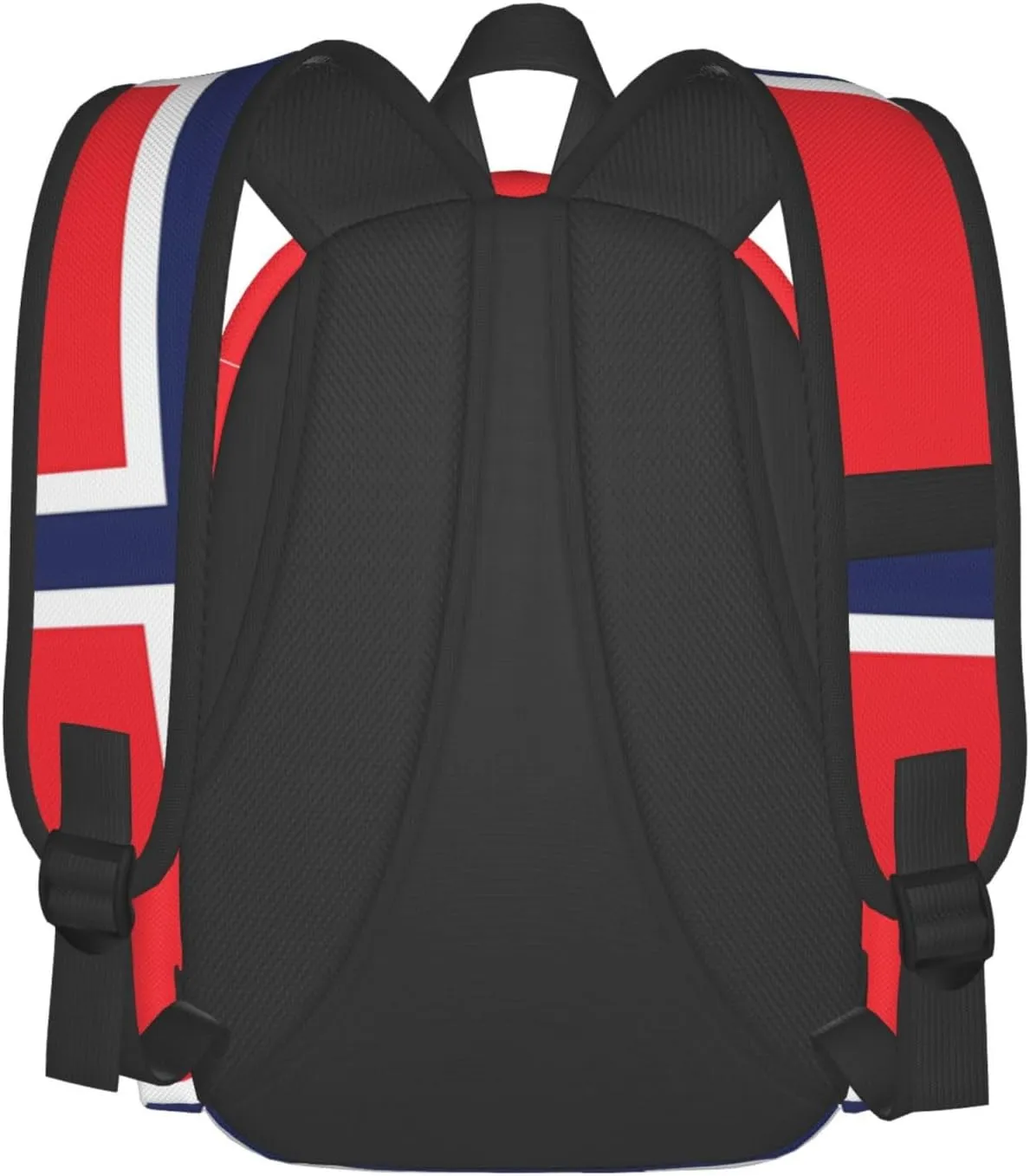 Norway Norwegian Flag Laptop Commuter Backpack Shoulder Bag Casual Back Pack Daypack Bags With Side Pockets For Work Travel Daily Use