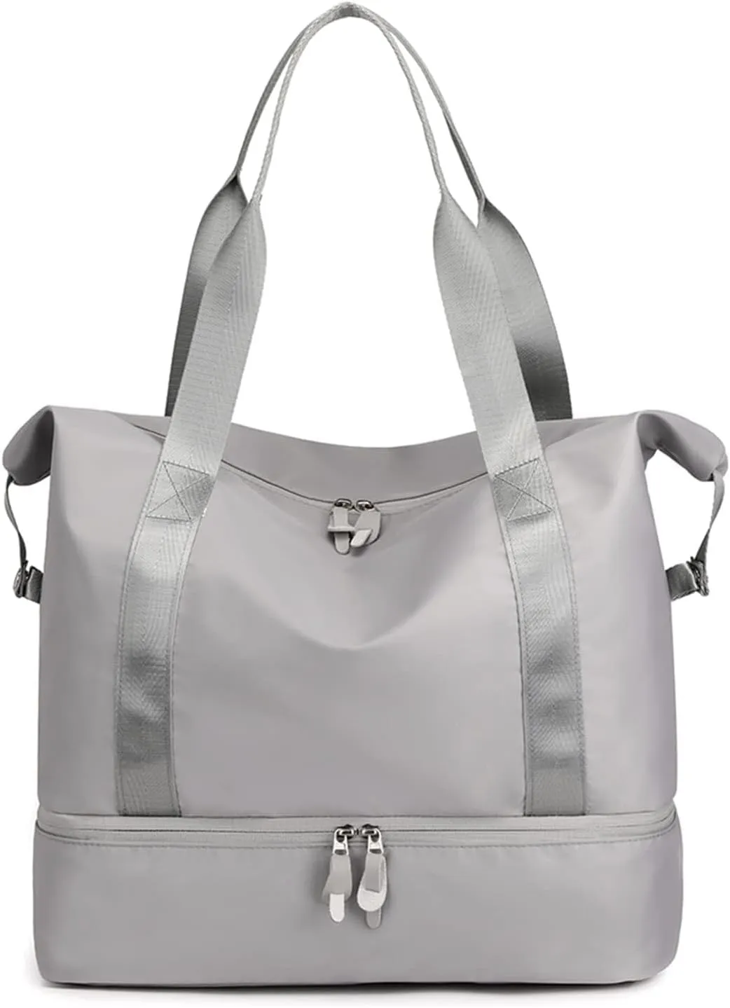 Nylon Handbags for Women and Men Gym with Shoes Compartment Carry on Luggage Shoulder Travel Duffel