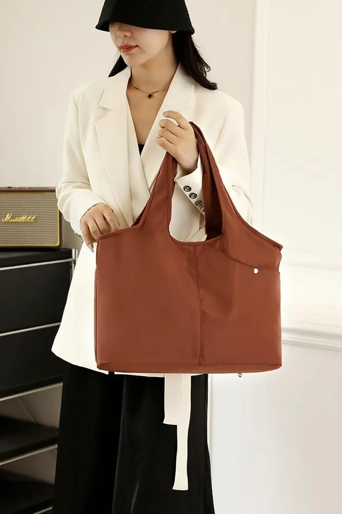 Nylon Purses for Women Nylon Hobo Waterproof Multi-pockets Shoulder Bag for Yoga Sports Work Travel 2025