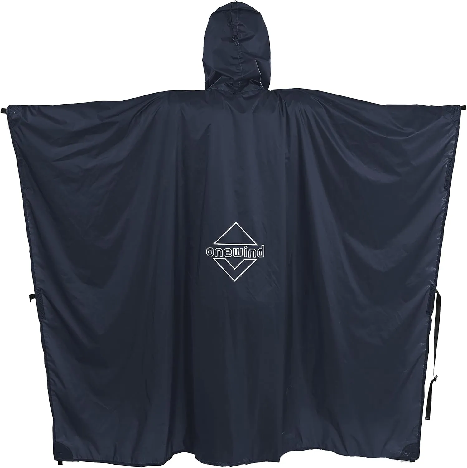 onewind Hooded Rain Poncho, Silnylon Rain Coat Versatile Survival Shelter Waterproof Breathable Lightweight Poncho