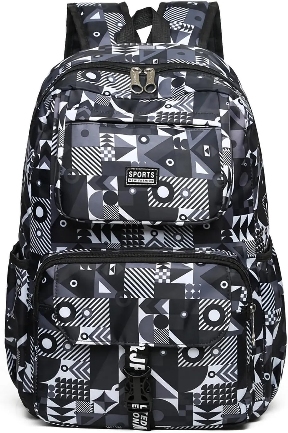 ORILOOSEN Leisure Backpack for Girls,School Bookbags for Primary and Middle School,Water Resistan Backpack (Black), Medium