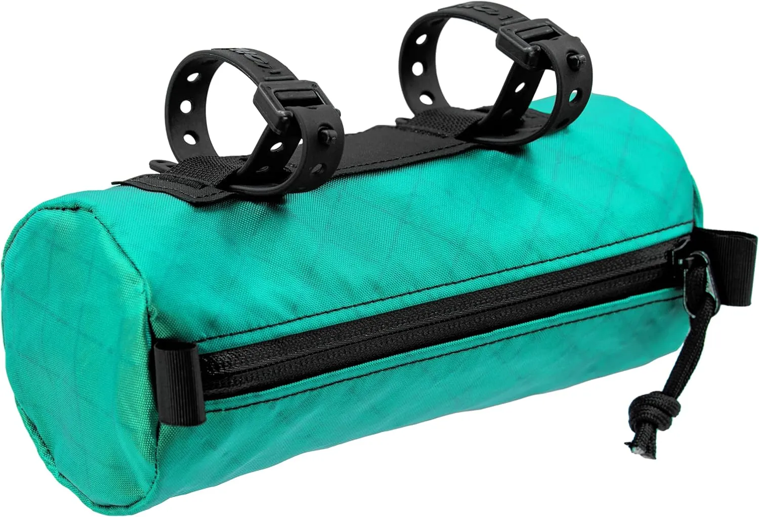 ORUCASE Smuggler Handlebar Bag - Compact Waterproof Bar Bag for Road, Mountain, and Gravel Bikes - Secure Rubber Straps, Holds Clothes, Food, or a Camera, 1.15L Capacity (Tropic Teal)