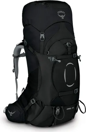 Osprey Ariel 55L Women's Backpacking Backpack, Black, WXS/S
