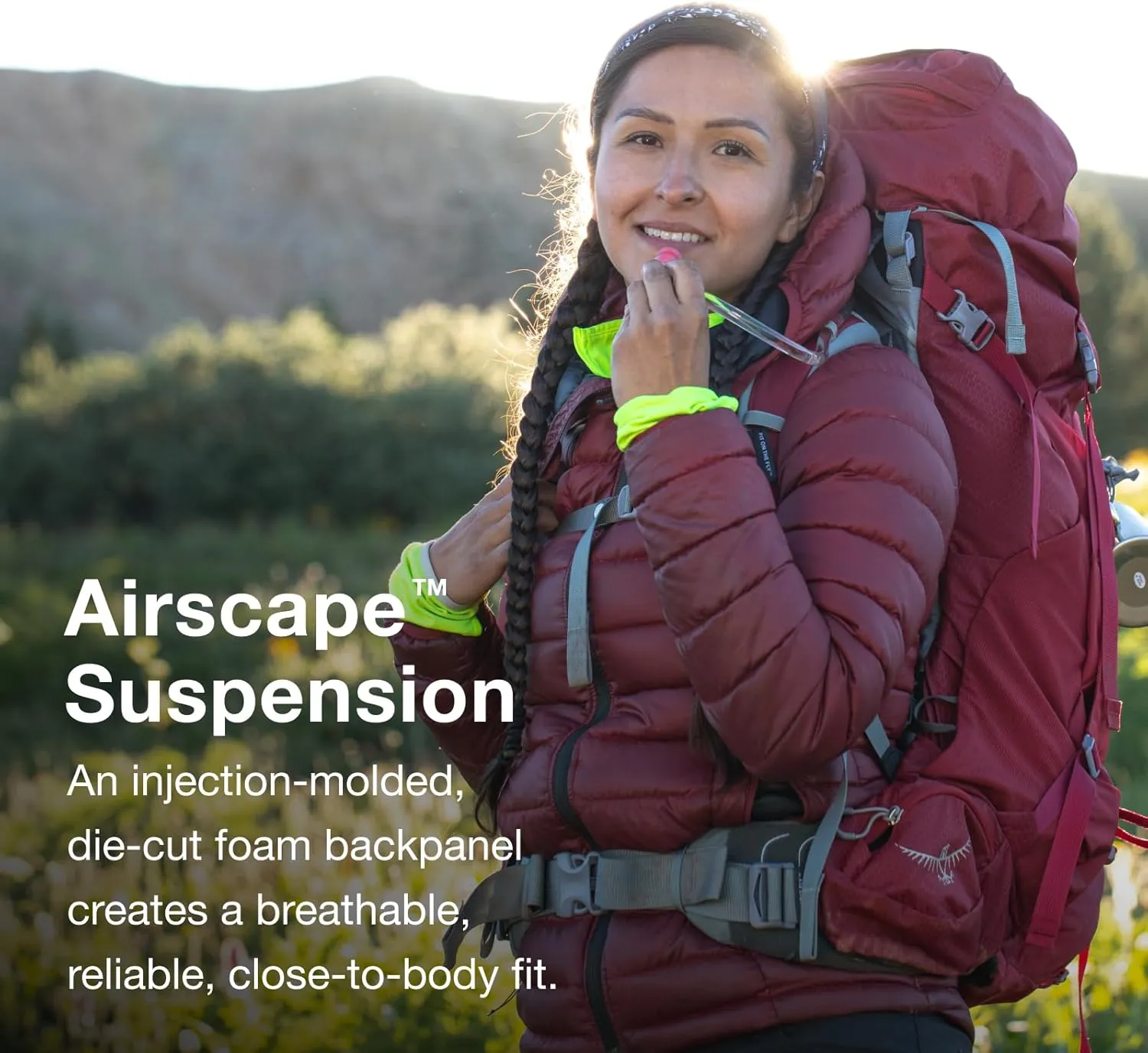 Osprey Ariel 55L Women's Backpacking Backpack, Black, WXS/S
