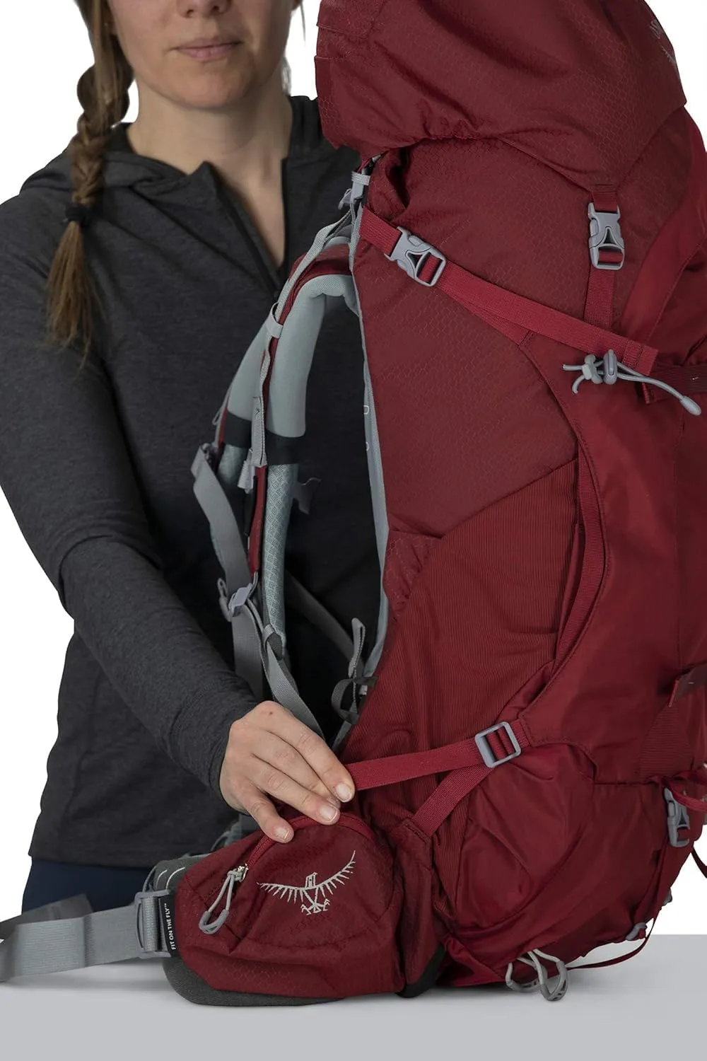Osprey Ariel 55L Women's Backpacking Backpack, Black, WXS/S