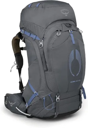 Osprey Aura AG 65L Women's Backpacking Backpack, Tungsten Grey, WXS/S