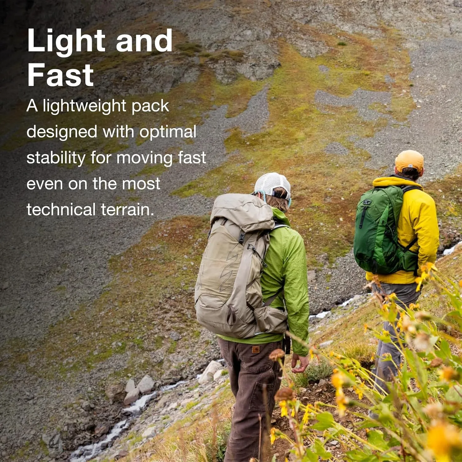 Osprey Talon 33L Men's Hiking Backpack with Hipbelt, Green Belt/Black, L/XL
