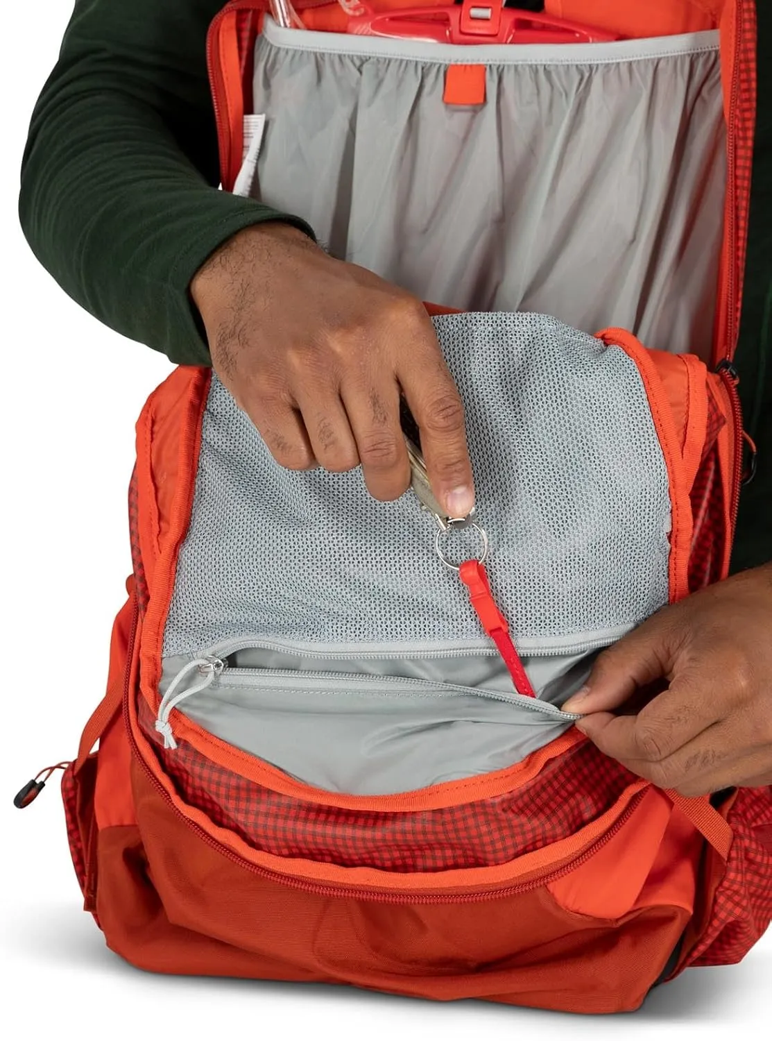 Osprey Talon Pro 20L Men's Hiking Backpack with Hipbelt, Mars Orange