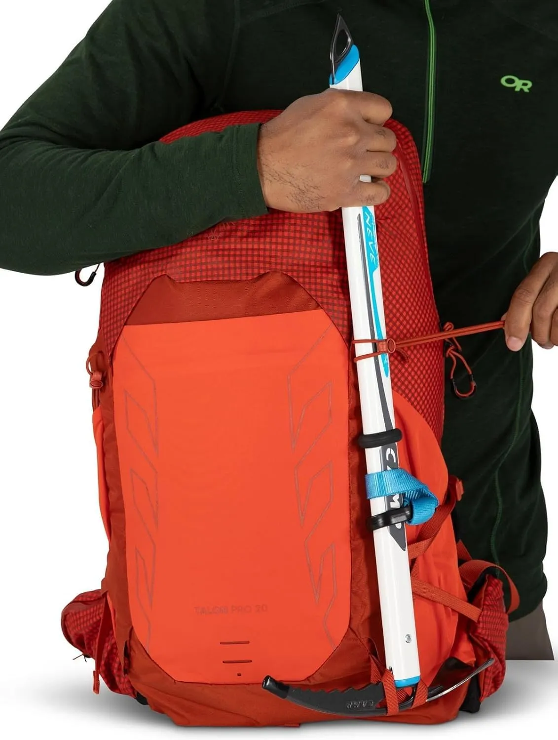 Osprey Talon Pro 20L Men's Hiking Backpack with Hipbelt, Mars Orange