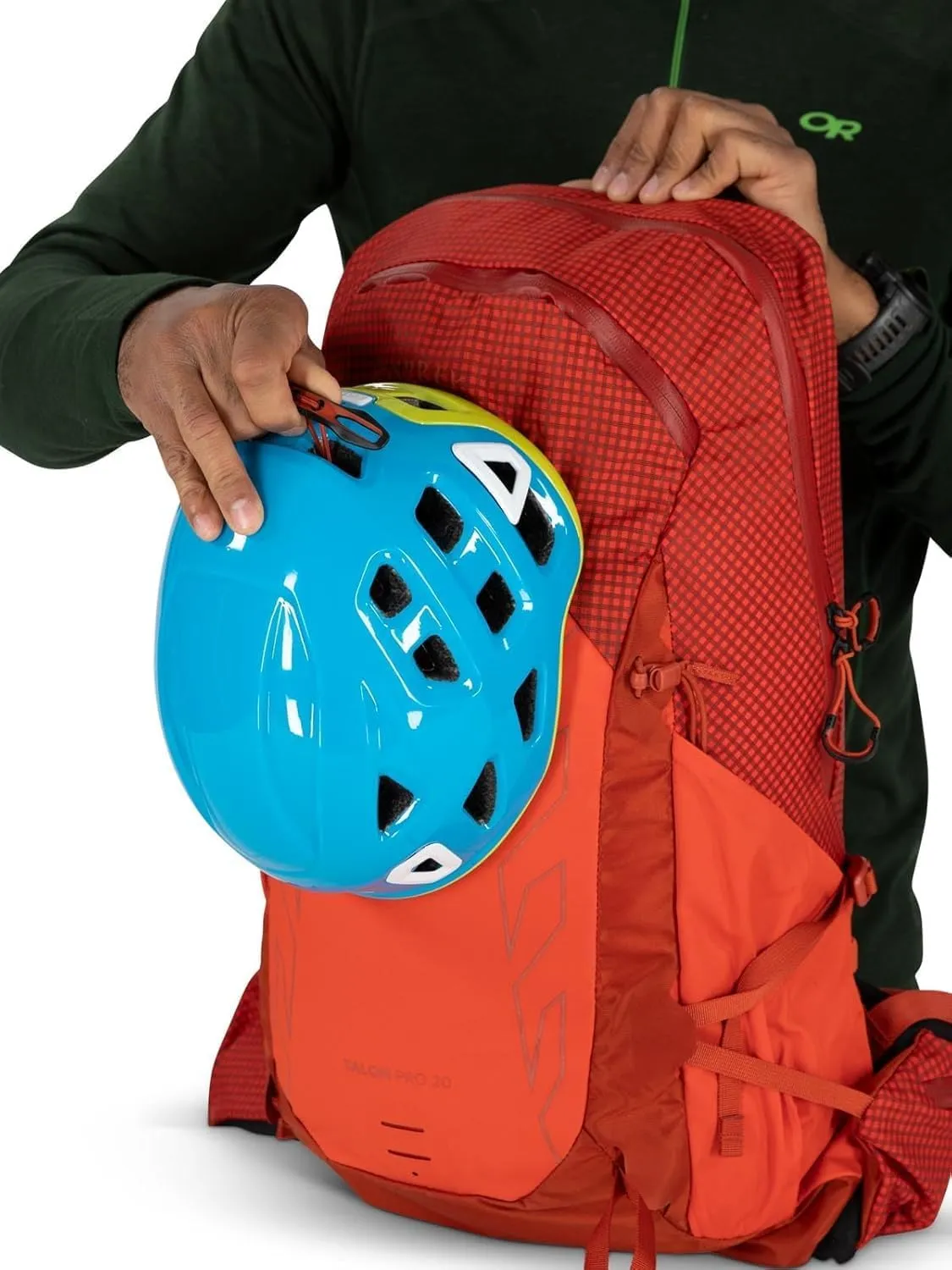 Osprey Talon Pro 20L Men's Hiking Backpack with Hipbelt, Mars Orange