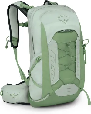 Osprey Tempest 11L Women's Lightweight Hiking Backpack with Hipbelt, Frosty Mint Green/Botanica