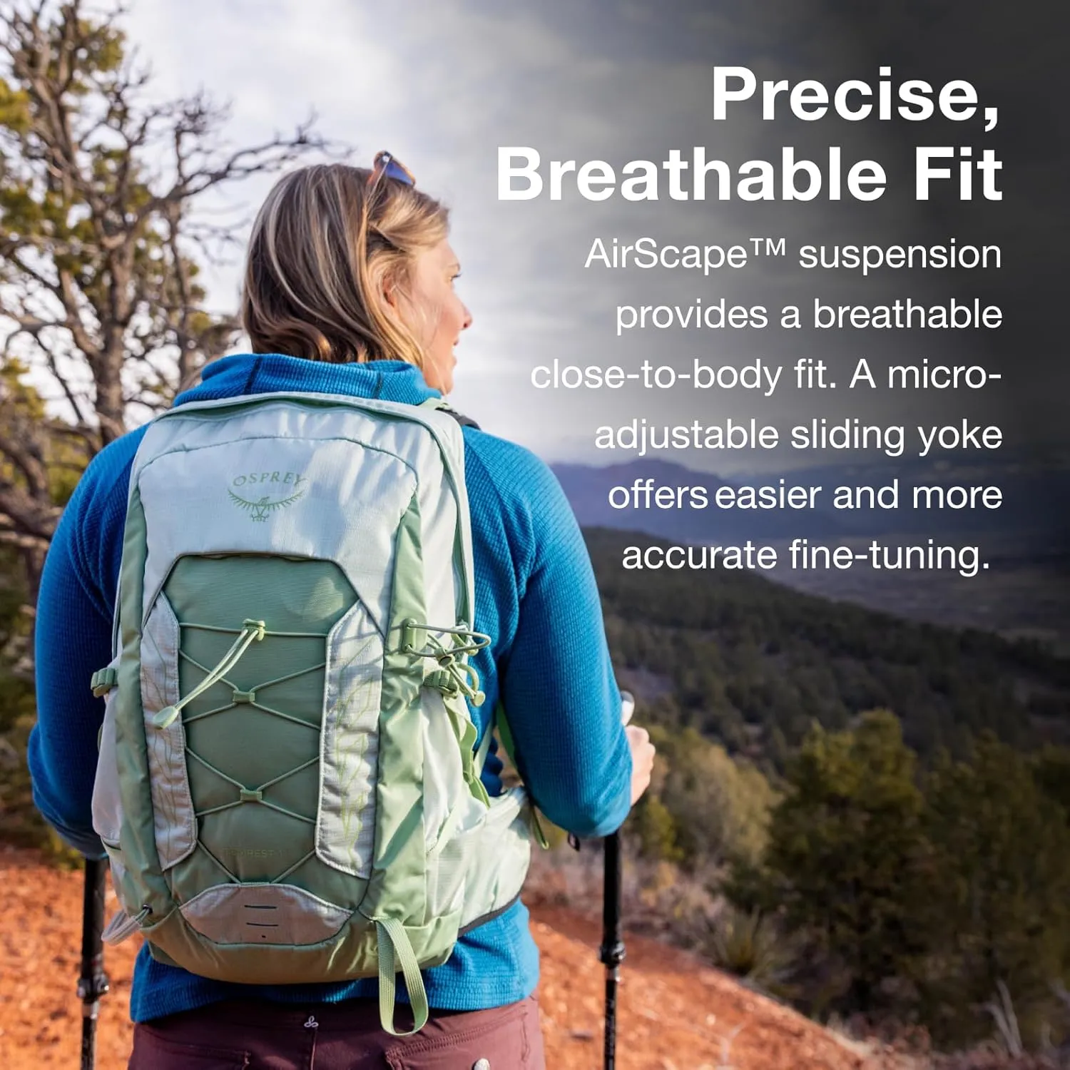 Osprey Tempest 11L Women's Lightweight Hiking Backpack with Hipbelt, Red Pampas/Coal Grey