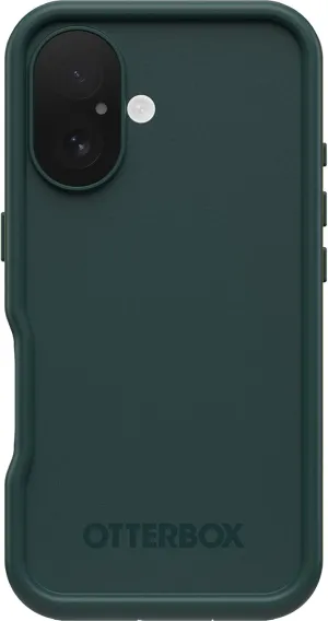 OtterBox iPhone 16 FRĒ Series Waterproof Case with MagSafe (Designed by LifeProof) - Sagebrush Green, Waterproof, 60% Recycled Plastic, Sleek and Stylish