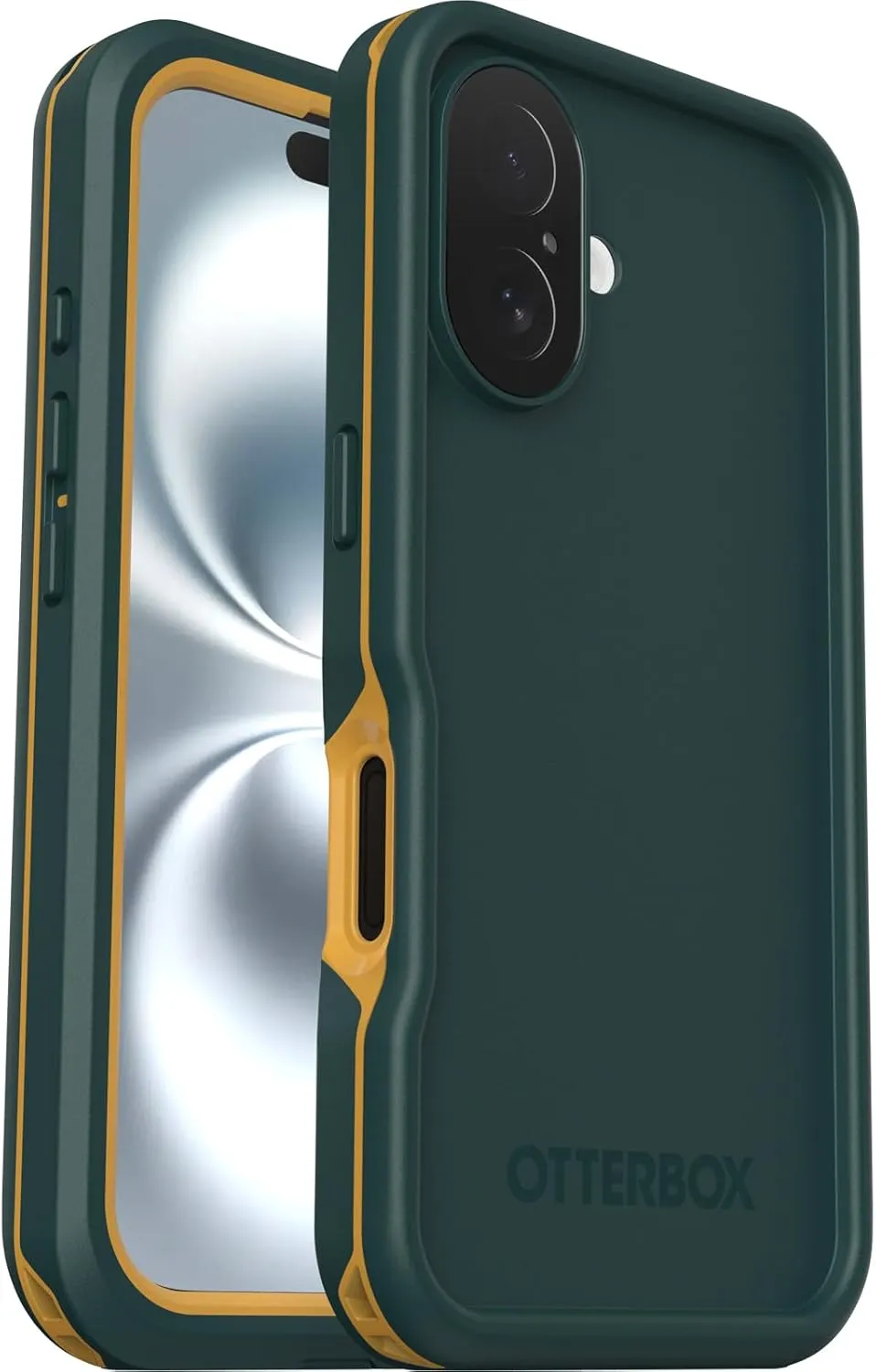 OtterBox iPhone 16 FRĒ Series Waterproof Case with MagSafe (Designed by LifeProof) - Sagebrush Green, Waterproof, 60% Recycled Plastic, Sleek and Stylish