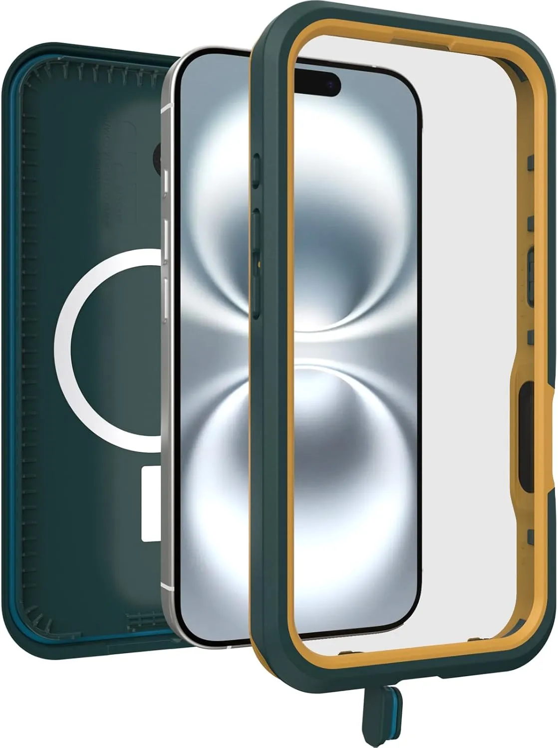 OtterBox iPhone 16 FRĒ Series Waterproof Case with MagSafe (Designed by LifeProof) - Sagebrush Green, Waterproof, 60% Recycled Plastic, Sleek and Stylish