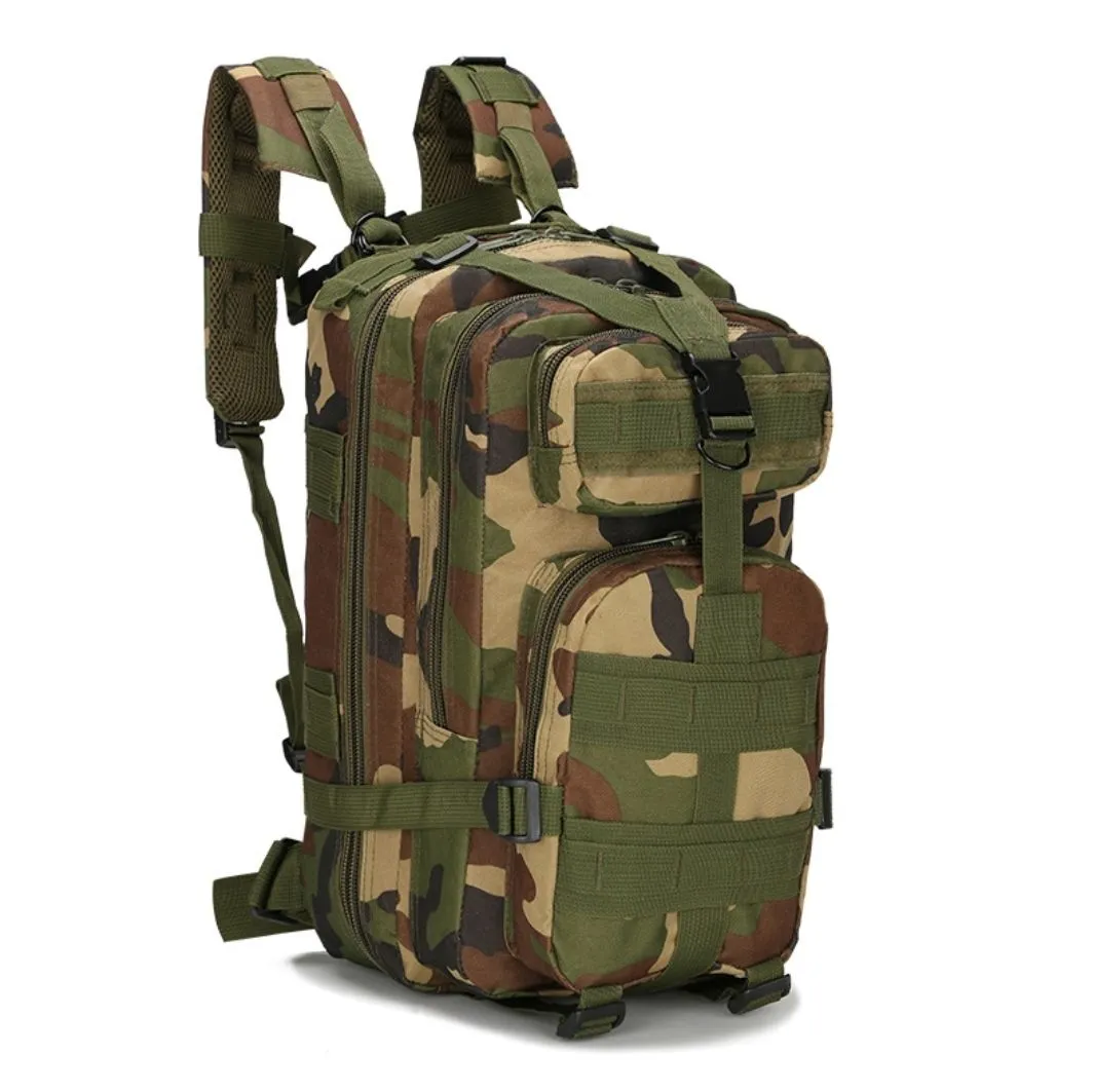 Outdoor Military Tactical Camping Hiking Trekking Backpack Rucksack Army Green