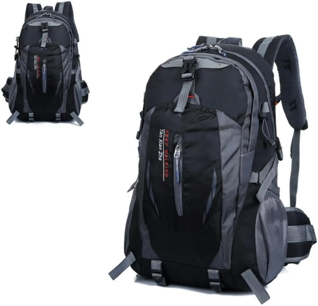 Outdoor Sports Backpack Waterproof Travel Bag Reflective Straps Large Capacity Lifesaving Whistle for Hiking