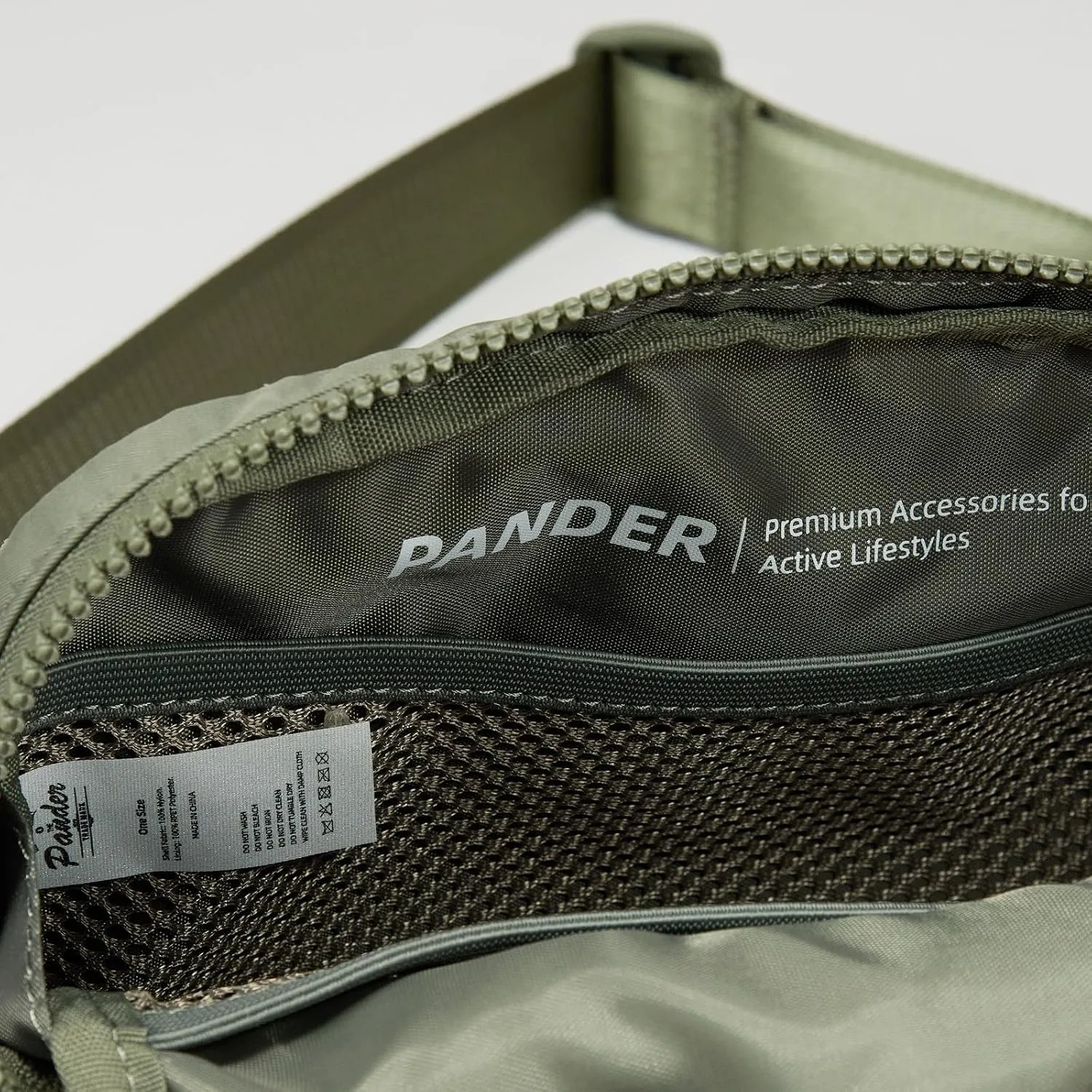 Pander Belt Bag Large 2L, Waterproof Everywhere Fanny Pack Purse for Women and Men with Adjustable Strap.
