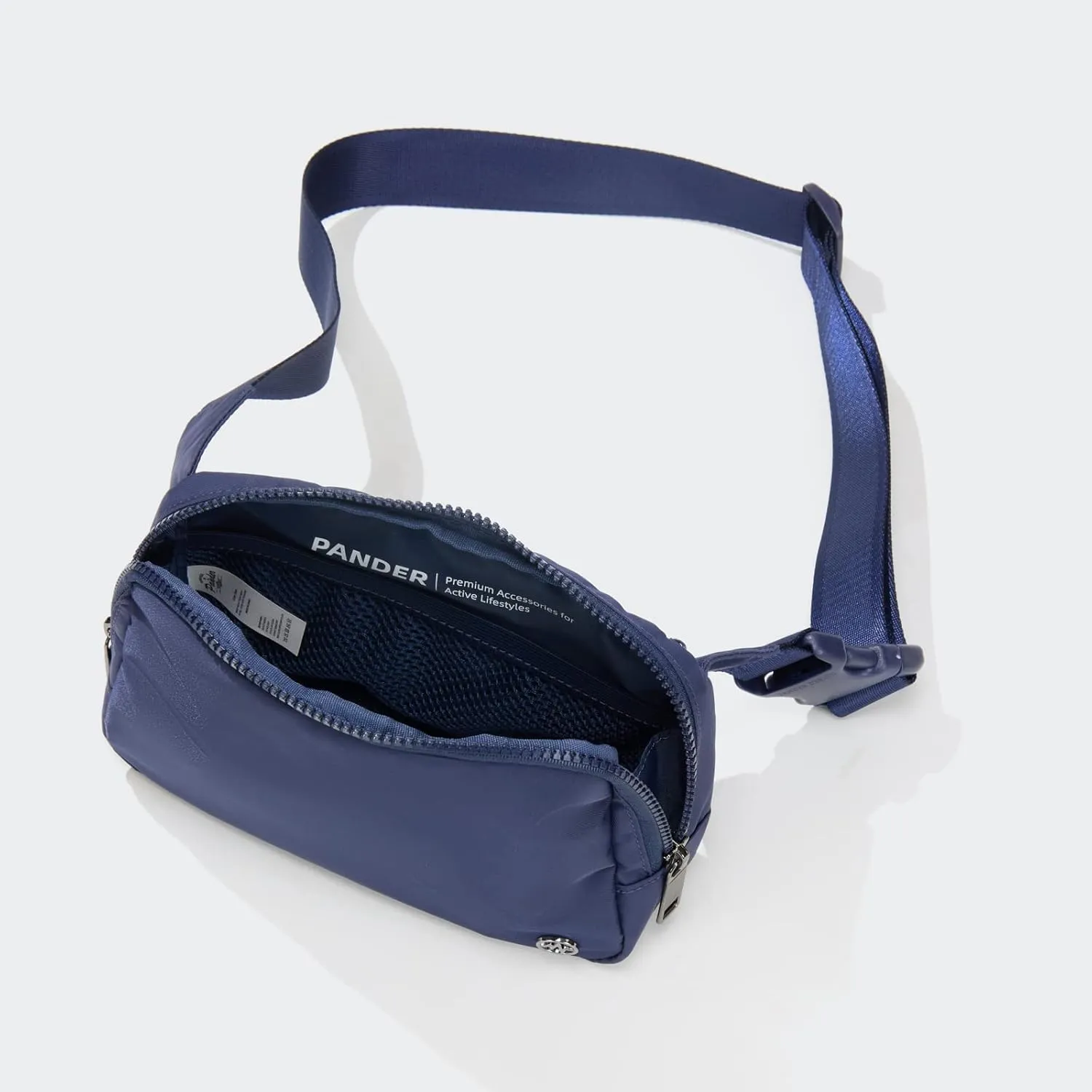 Pander Belt Bag Large 2L, Waterproof Everywhere Fanny Pack Purse for Women and Men with Adjustable Strap.