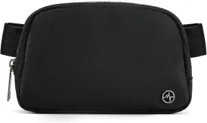 Pander Cross Body Fanny Pack for Women, Fashion Waist Packs, Crossbody Bags, Belt Bag with Adjustable Strap (Black)