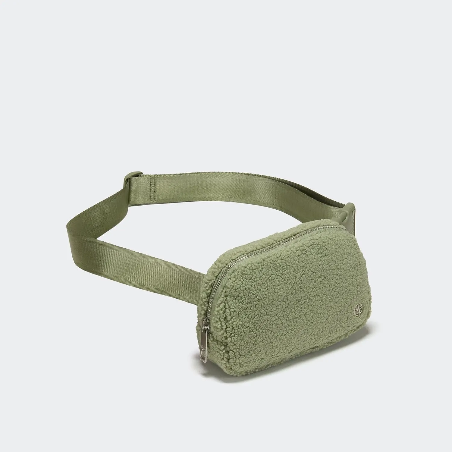 Pander Fanny pack Everywhere Fleece Belt Bag for Women and Men with Adjustable strap Belt, 1L. (Grey Sage)