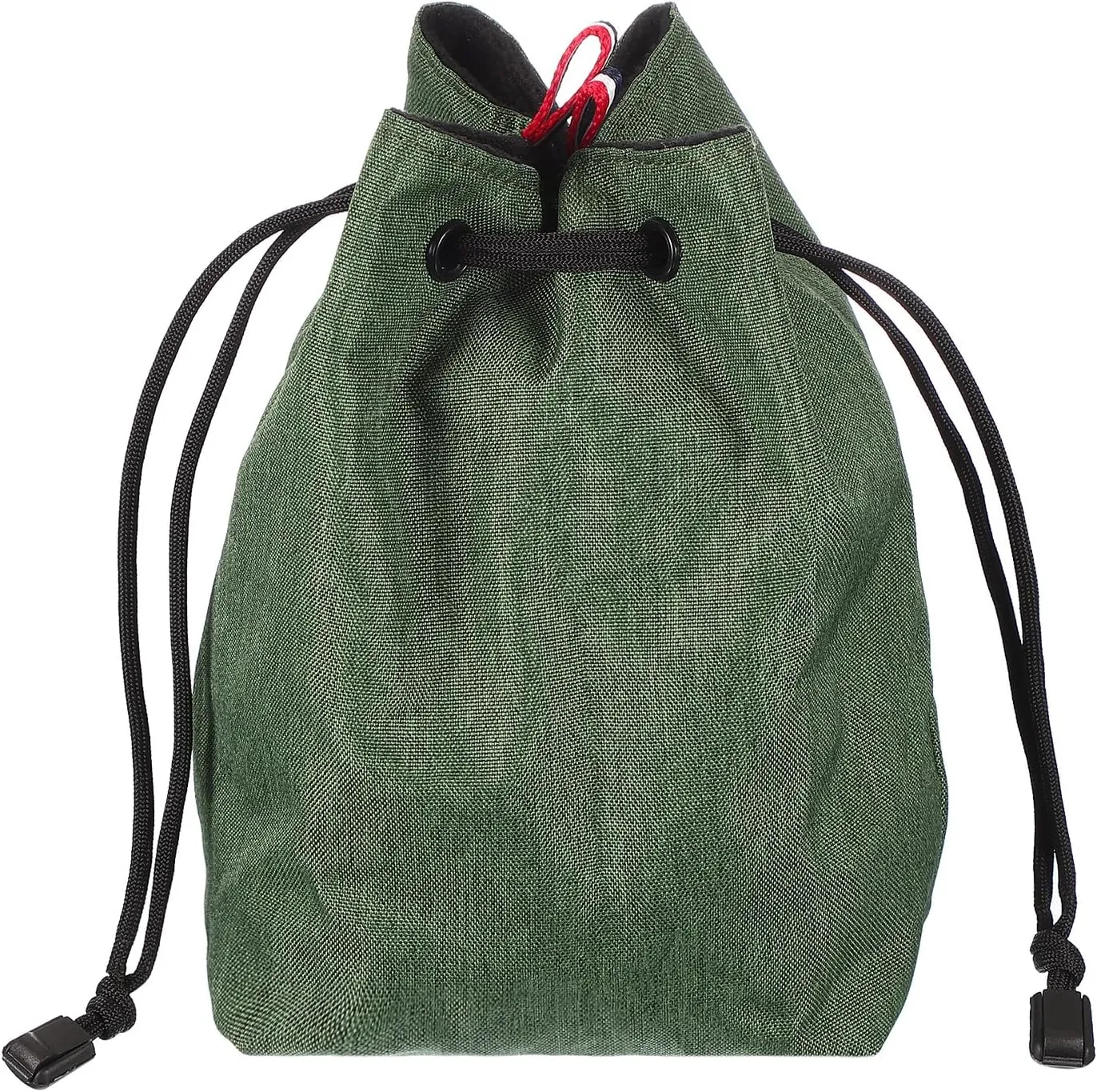 PATIKIL Drawstring Camera Bag, 5.91"x3.94"x8.27" Waterproof Camera Drawstring Shoulder Bag with Camera Straps for Nikon DSLR Camera Lenses, Green