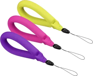 PATIKIL Floating Wrist Straps, 3Pcs Neoprene Waterproof Lightweight 250g Buoyancy Wristband Strap for Underwater Camera Swimming Snorkeling, Multicolored