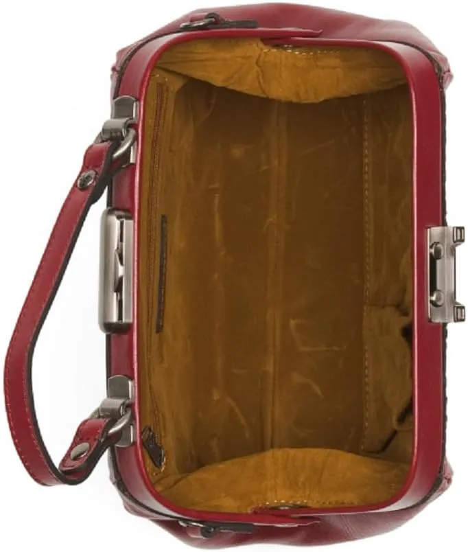 Patricia Nash Gracchi Satchel Leather Handbag Purse