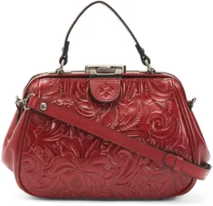 Patricia Nash Gracchi Satchel Leather Handbag Purse