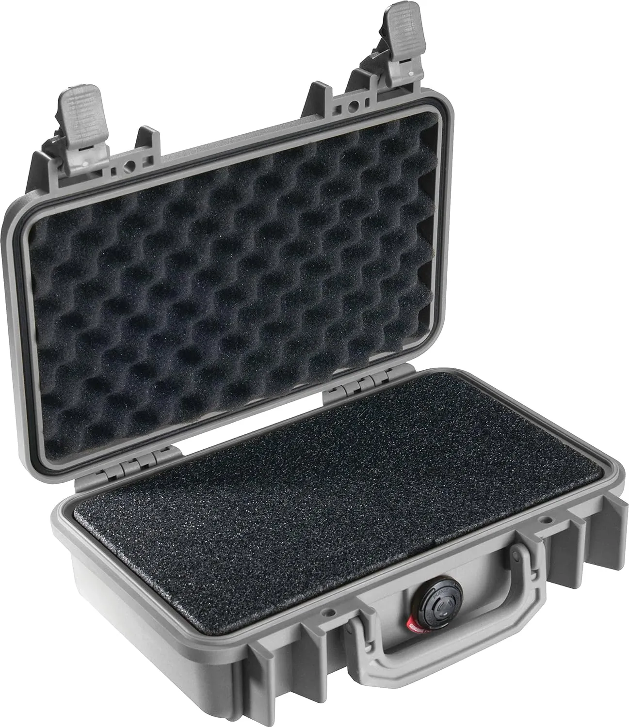 Pelican 1170 Case with Foam - Multi-Purpose Hard Shell Case with Foam for Camera, Drone, Pistol, Equipment, Electronics, and Gear (Silver)