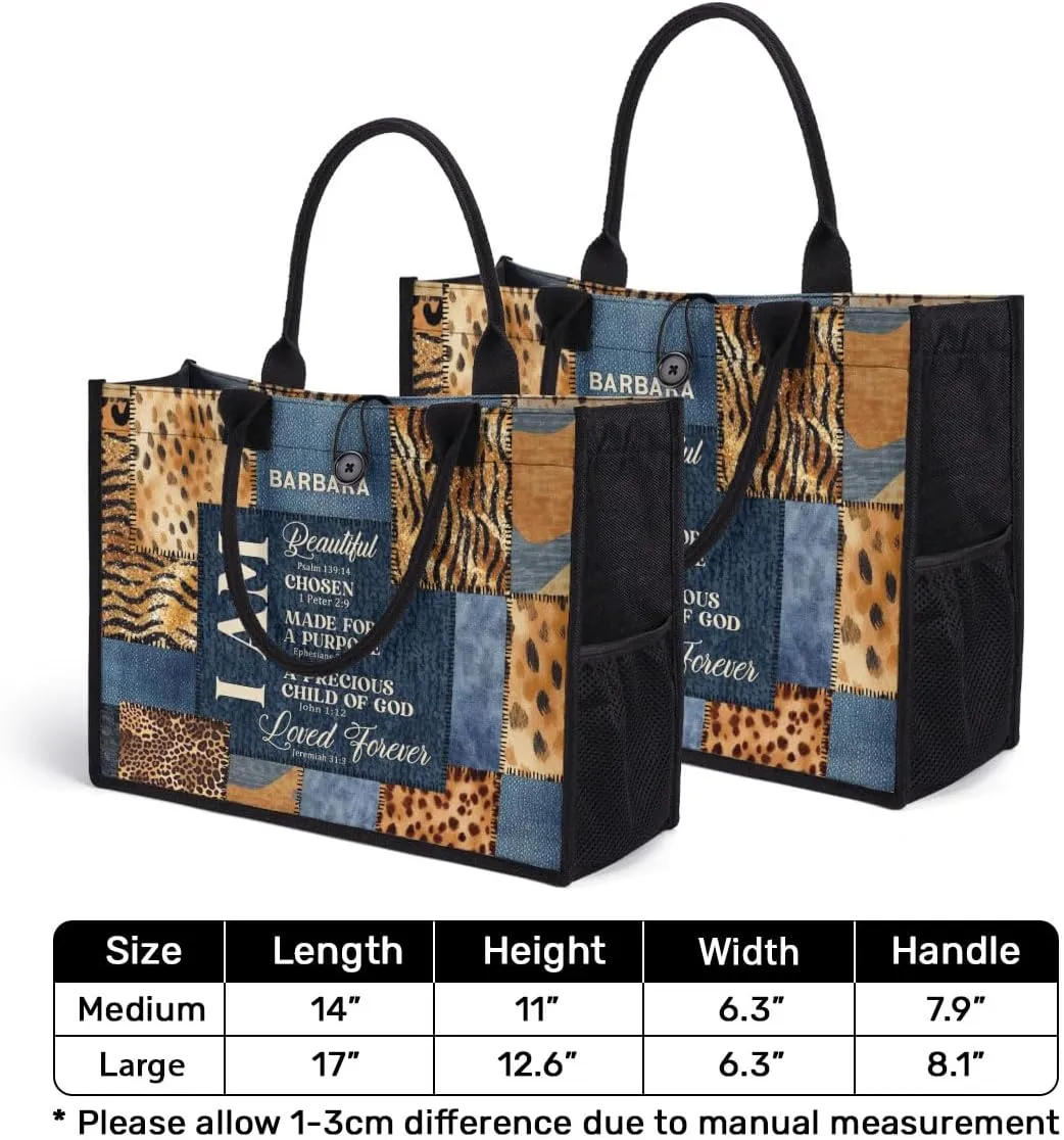 Personalized Canvas Totebag - Premium Canvas Totebag For Women - Christian Gifts For Women - Mothers Day Gifts