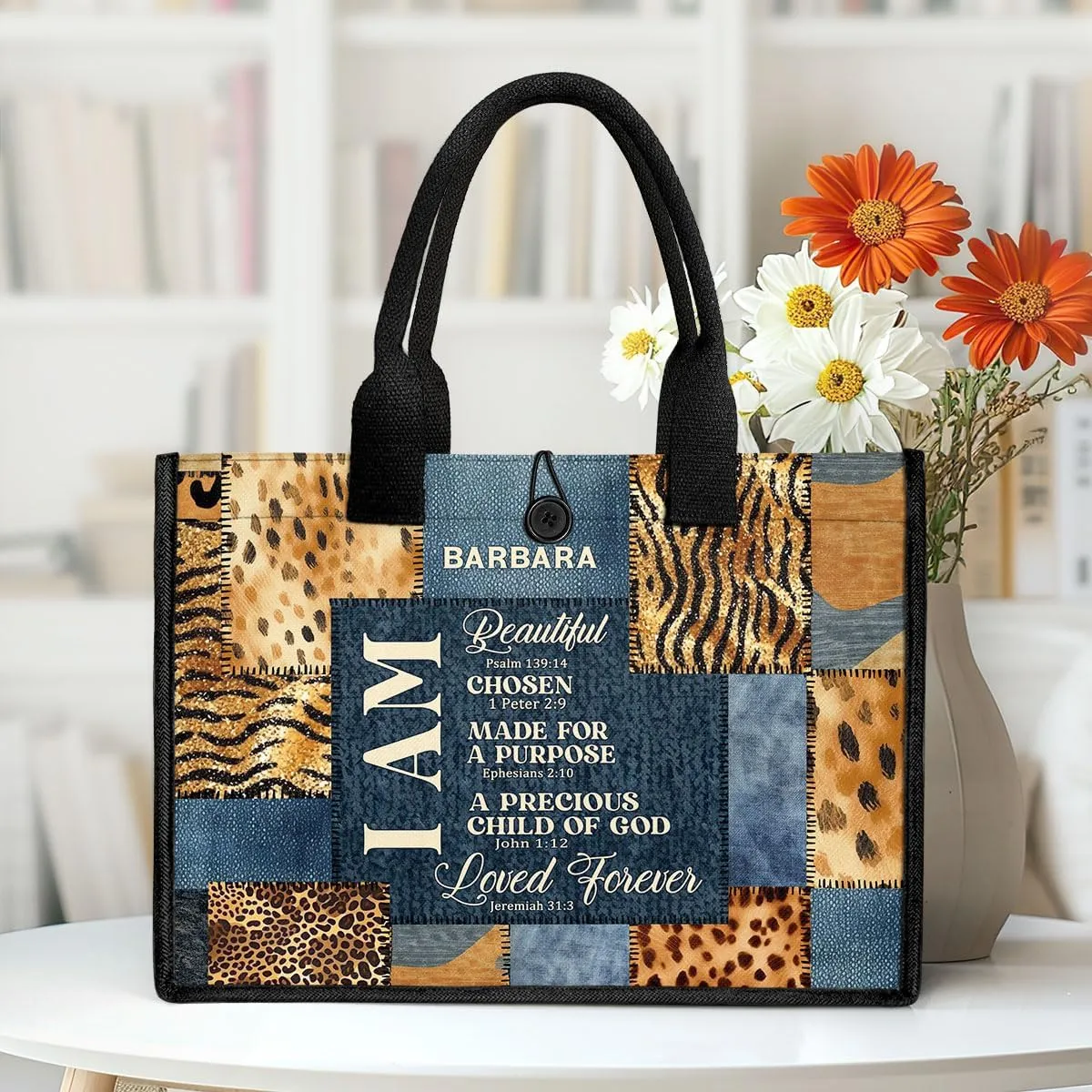 Personalized Canvas Totebag - Premium Canvas Totebag For Women - Christian Gifts For Women - Mothers Day Gifts