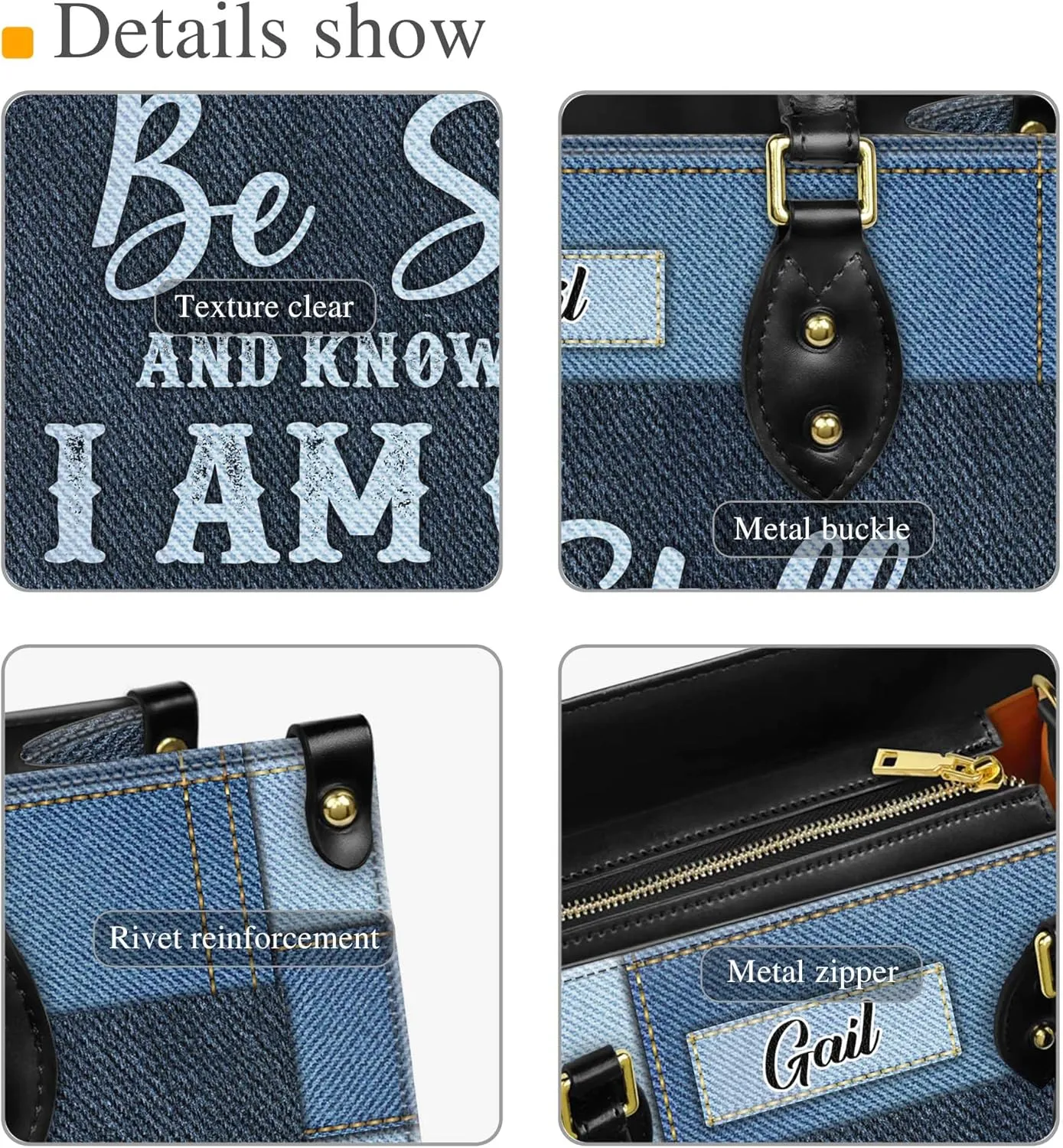 Personalized Leather Handbag for Women – Matching Purse and Wallet Set – Custom Name Church Bags, Mother's Day Gift