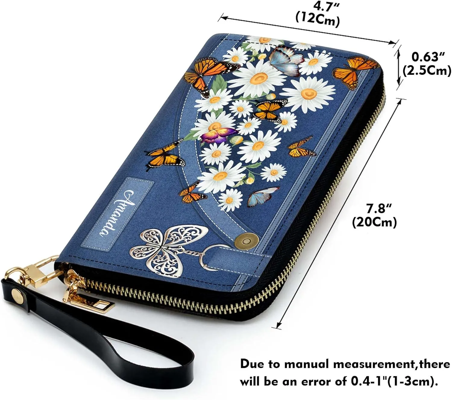 Personalized Leather Handbag for Women – Matching Purse and Wallet Set – Custom Name Church Bags, Mother's Day Gift