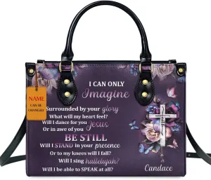 Personalized Leather Handbags For Woman - Christmas Gifts For Women - Christian Gifts