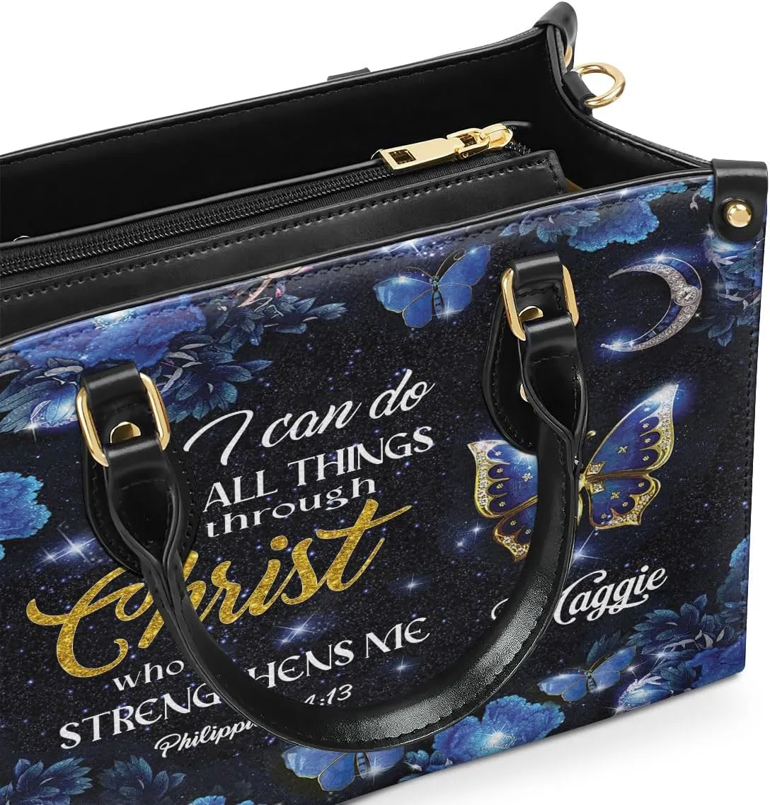 Personalized Leather Handbags For Woman - Christmas Gifts For Women - Christian Gifts