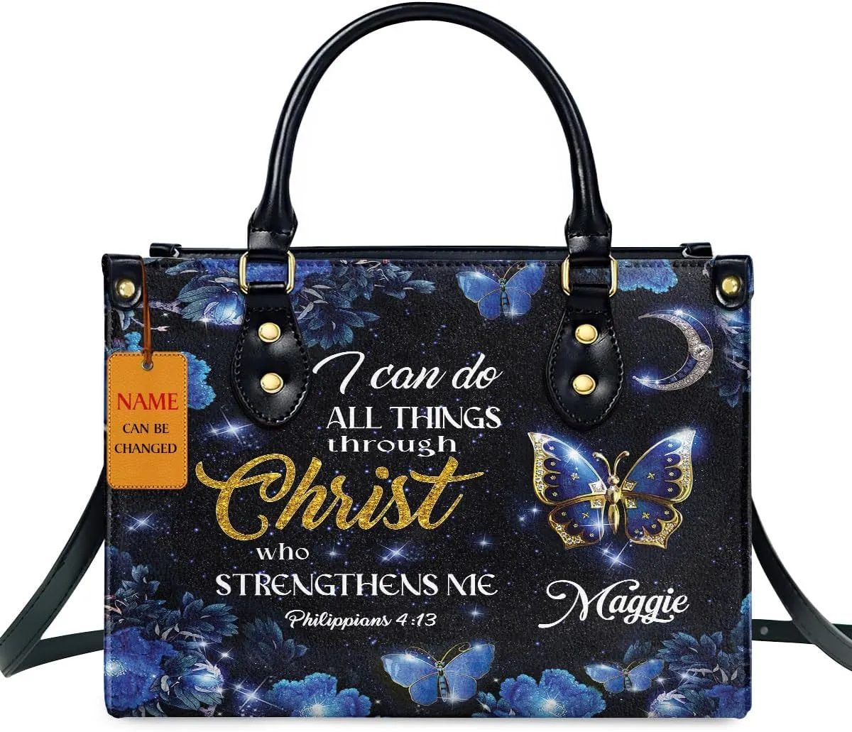 Personalized Leather Handbags For Woman - Christmas Gifts For Women - Christian Gifts