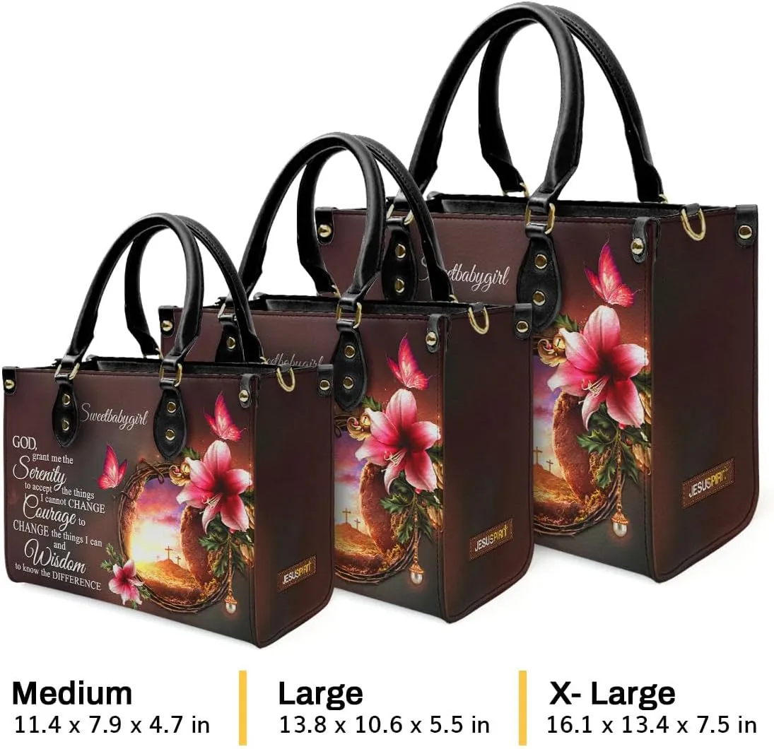 Personalized Leather Handbags For Women - Christmas Gifts For Women - Christian Gifts