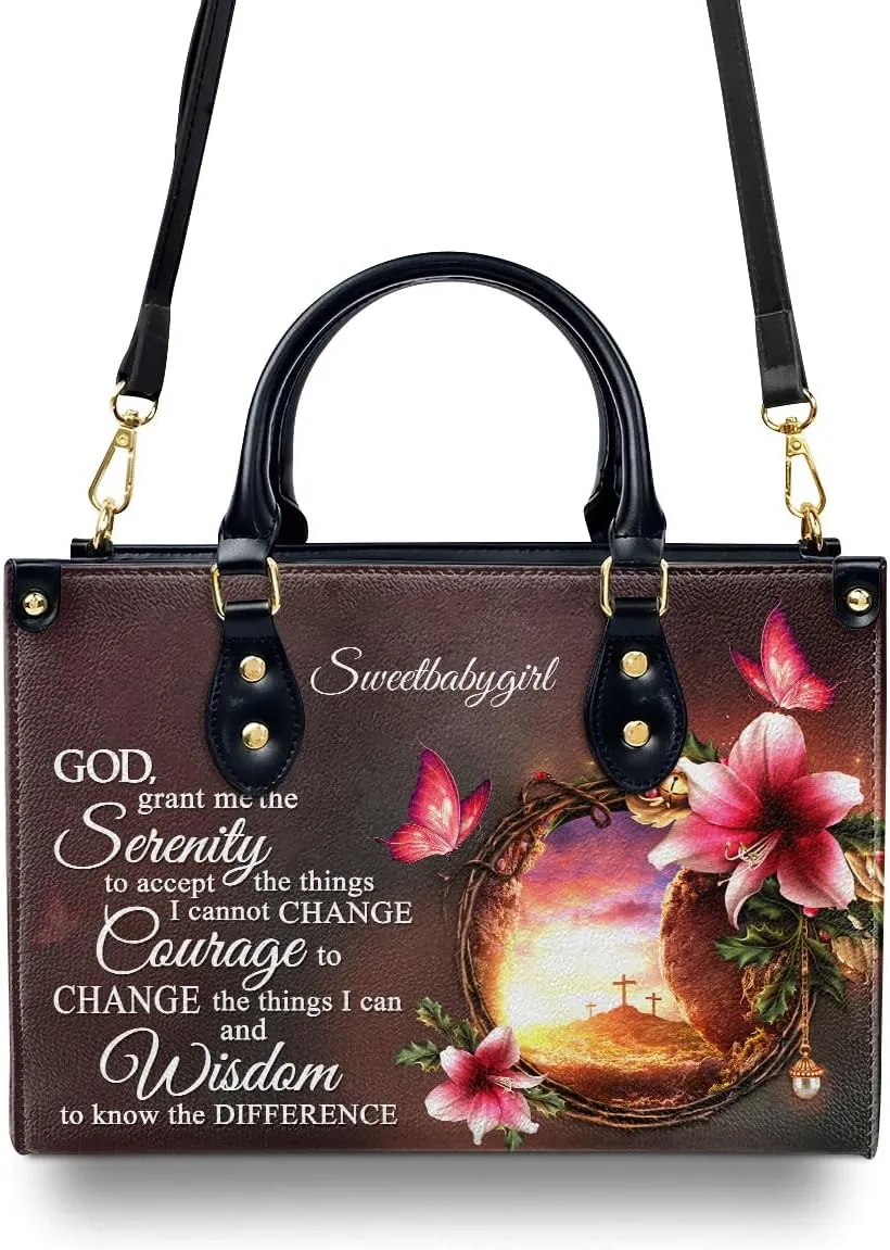 Personalized Leather Handbags For Women - Christmas Gifts For Women - Christian Gifts