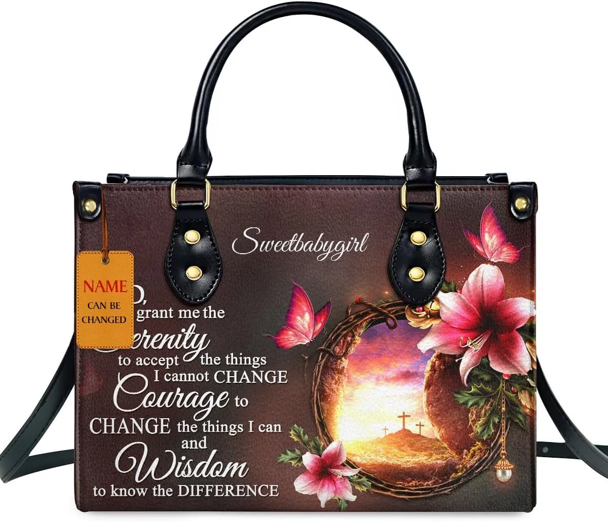 Personalized Leather Handbags For Women - Christmas Gifts For Women - Christian Gifts