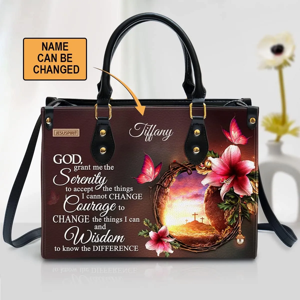 Personalized Leather Handbags For Women - Christmas Gifts For Women - Christian Gifts