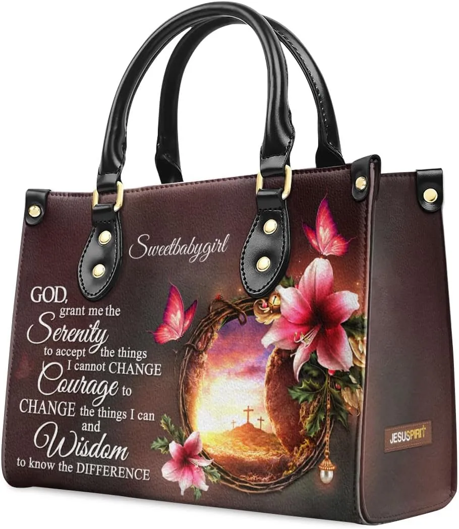 Personalized Leather Handbags For Women - Christmas Gifts For Women - Christian Gifts