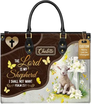 Personalized Leather Handbags with Name & Zipper – Perfect Christian Purses for Women | Ideal Mother's Day Gifts