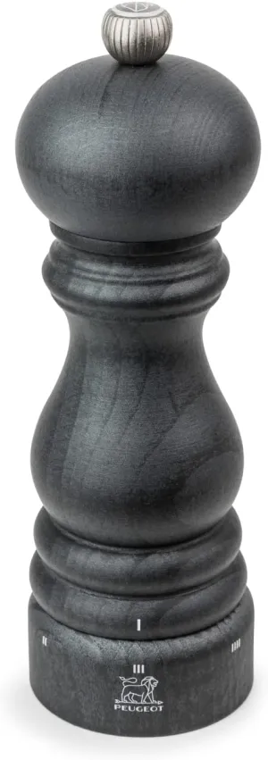 Peugeot - Paris u’Select Manual Salt Mill - Adjustable Grinder - Beechwood, Graphite Finish