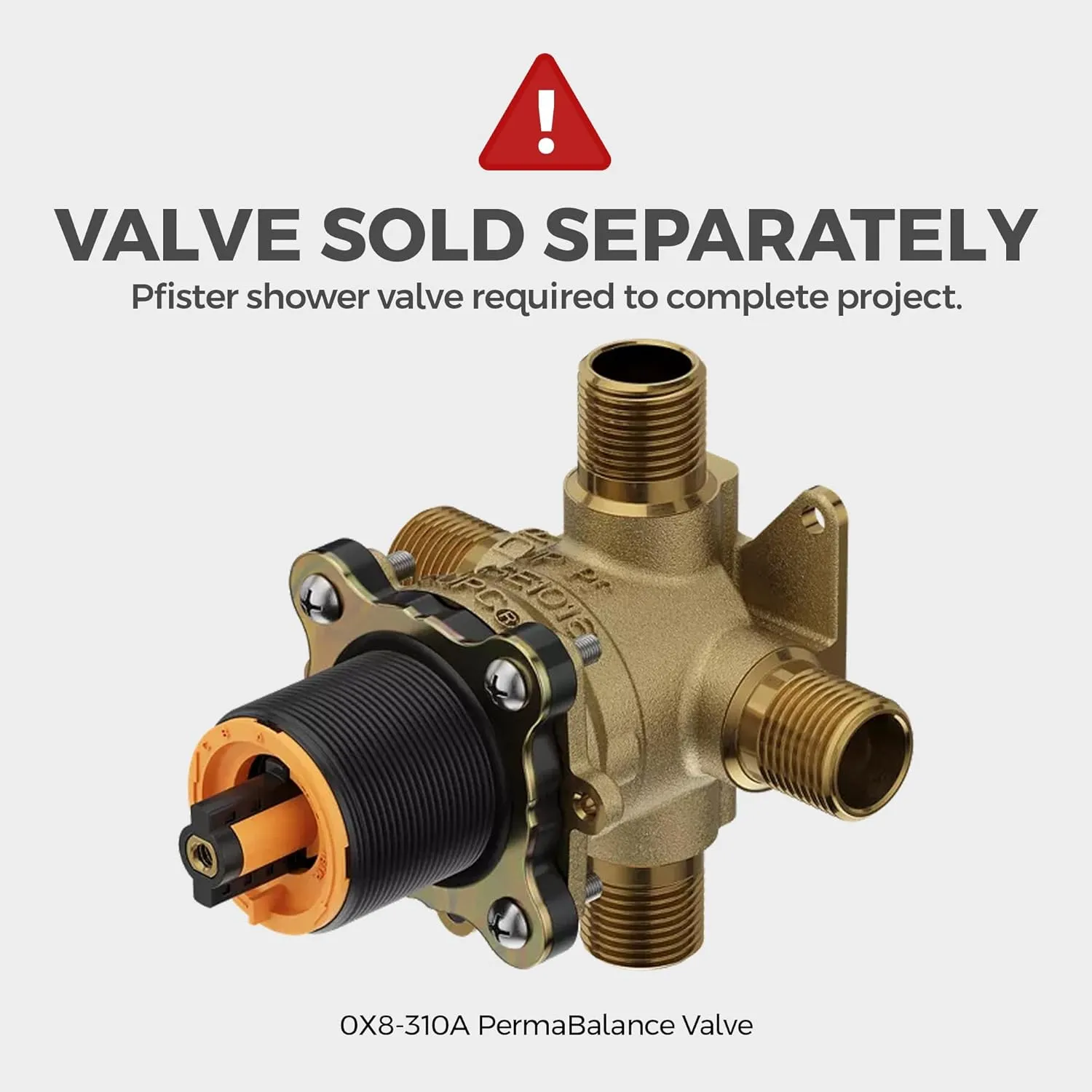 Pfister Weller Tub & Shower Valve Only Trim, Valve Not Included, 1-Handle, Brushed Nickel Finish, R891WRK
